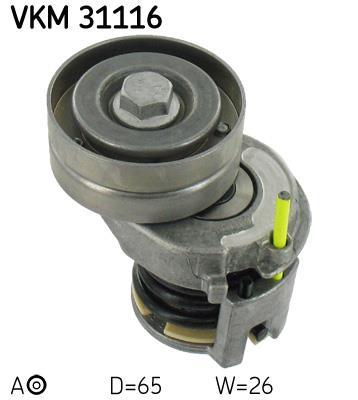 Rolo tensor da correia trapezoidal estriada SKF ref. VKM 31116